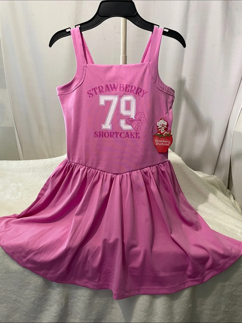 NEW 🆕 Strawberry Shortcake shortalls tank dress